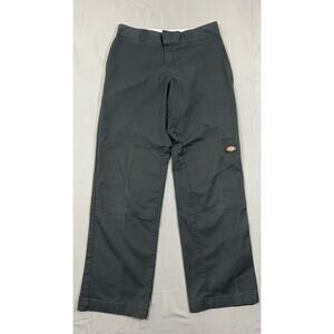 Dickies Flex Regular Fit Double Knee Work Pants Mens 30x28.5 Gray Straight Leg